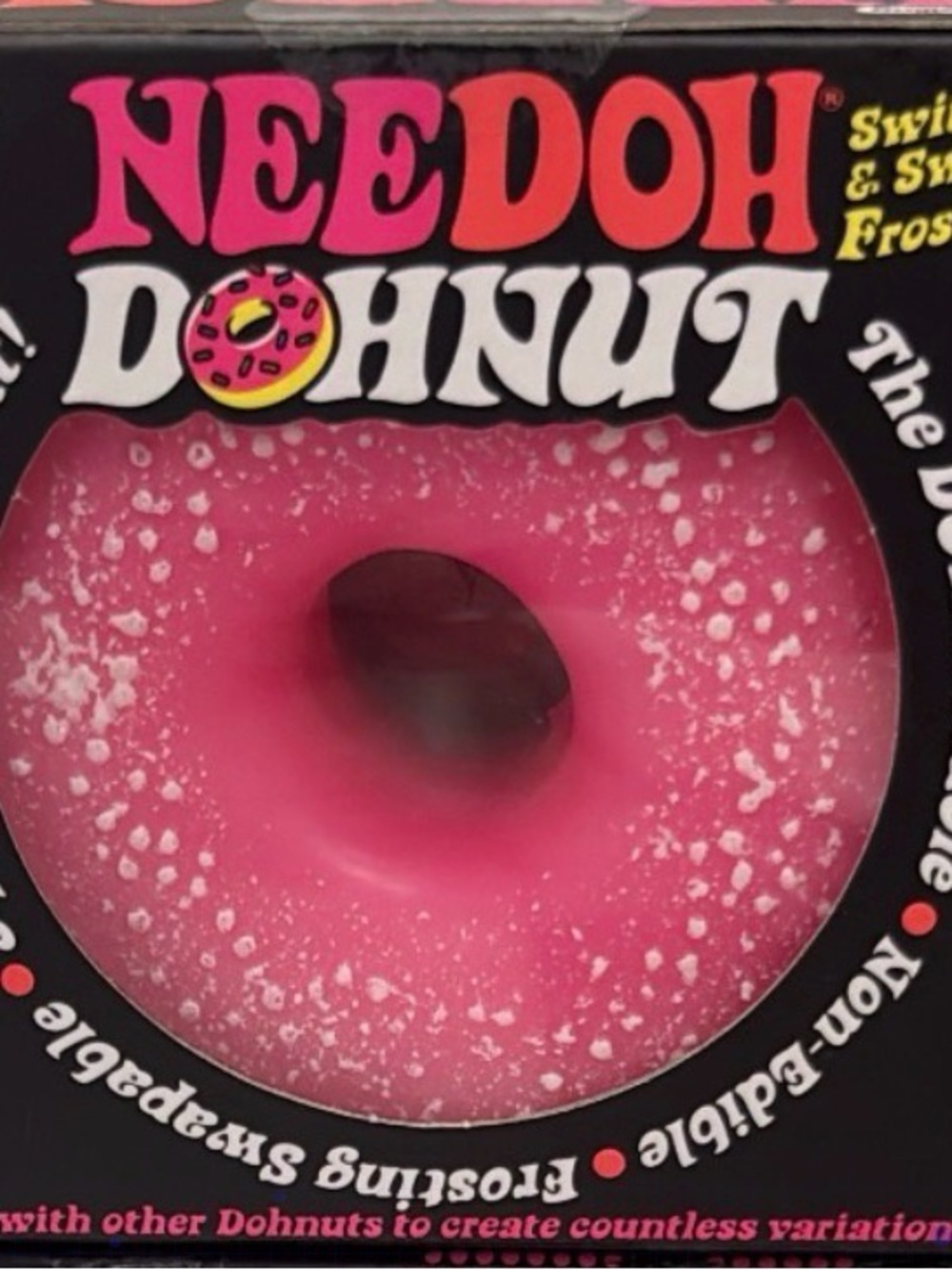 Needoh DohNut Pink Squishy Sensory Toy